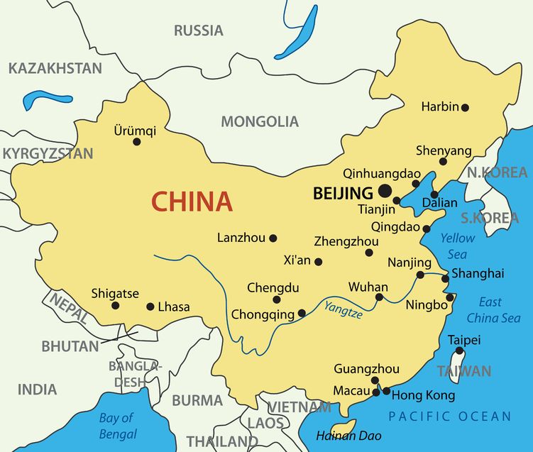 China Map - Kung Fu and Tai Chi Magazine